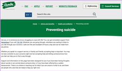 LBB suicide webpage