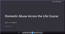 19 November 2024 - DA across the life course thumbnail