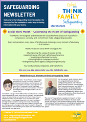 Oxleas safeguarding newsletter March 2026 thumbnail