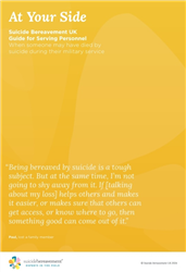 At Your Side_Suicide Bereavement UK_Guide for Serving Personnel